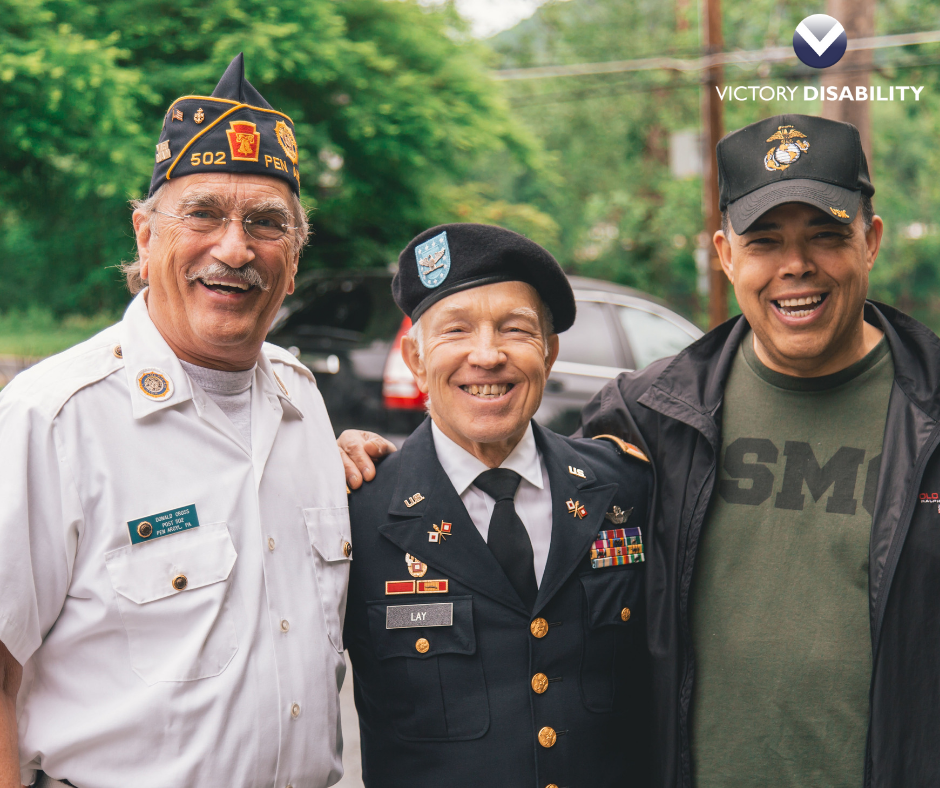 picture of military veterans smiling