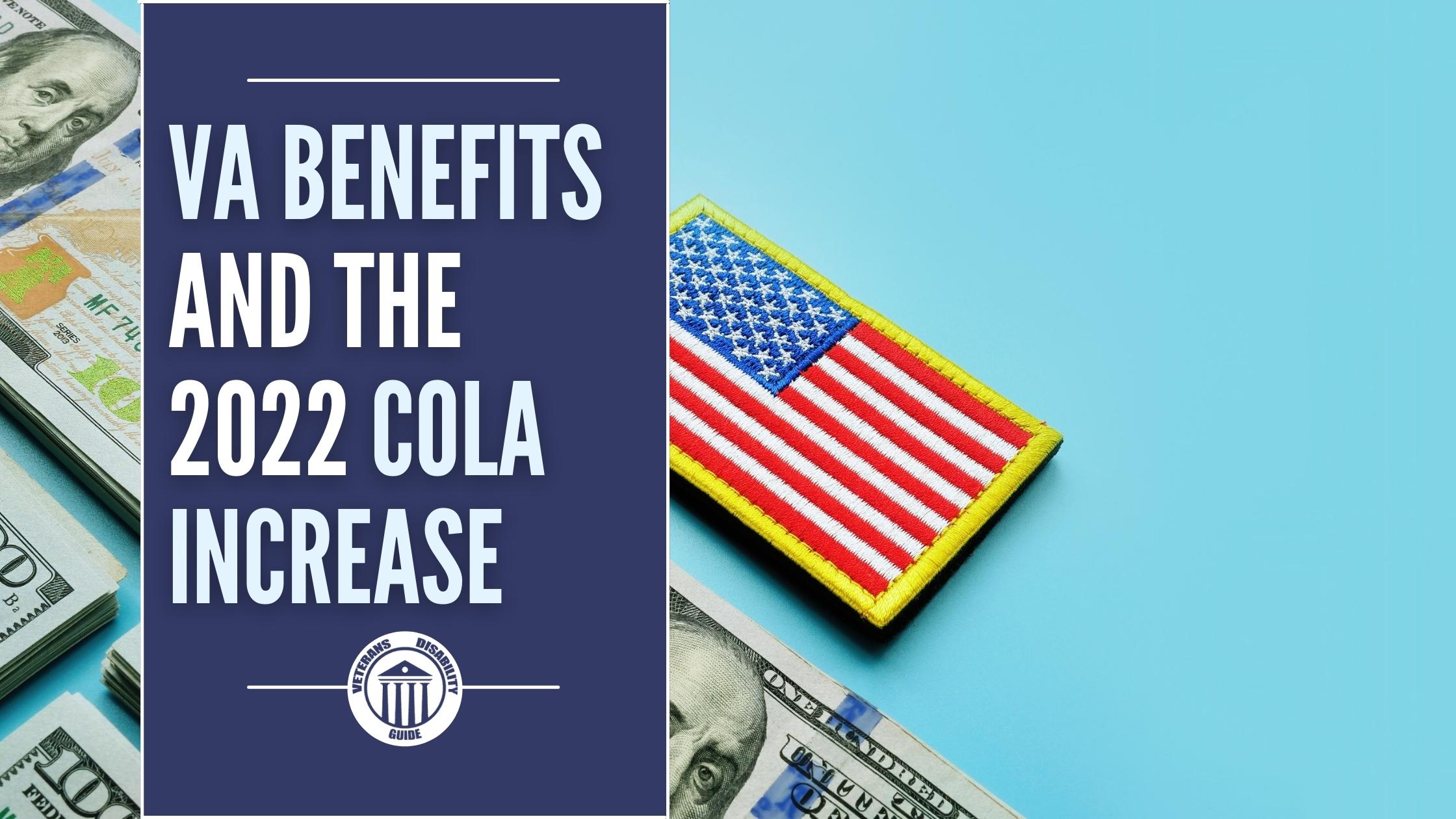 VA Benefits and the COLA 2022 Increase blog header image